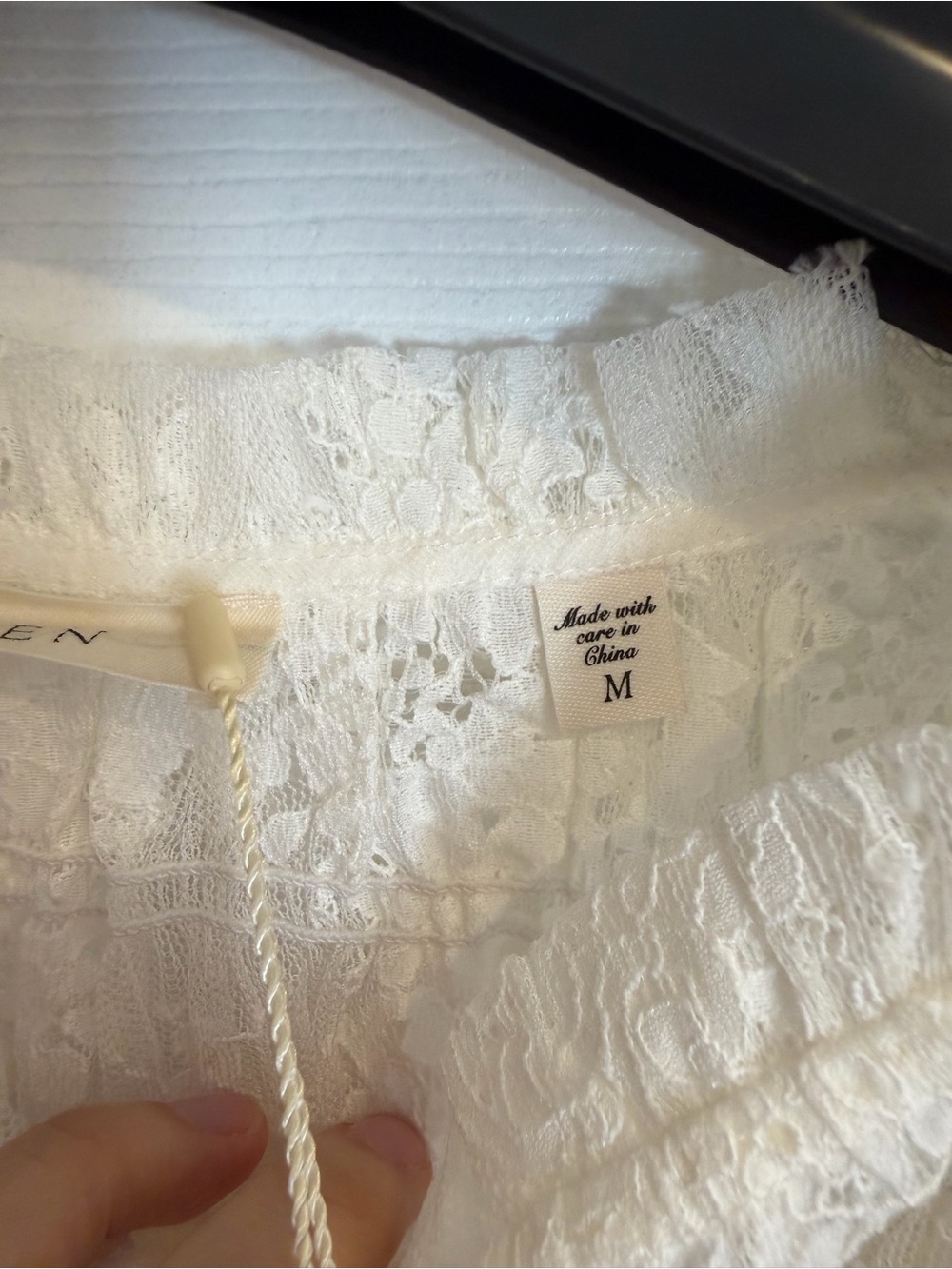 NWT Doen RAQUELLA DRESS -- SALT LACE - Picture 3 of 8